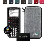 Calculatrice TI-82 Advanced Edition Python avec Housse de Protection WYNGS incluse Gris Clair - Calculatrice Graphique