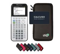 Texas Instruments CALCUSO Pack économique: TI 83 Premium CE Python Edition Calculatrice Graphique + étui de Protection WYNGS Noir + Garantie étendue de CALCUSO