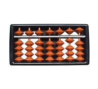 Calculatrice traditionnelle de boulier de 7 chiffres à 17 chiffres - Outils d'enseignement des mathématiques pour étudiants, enseignants, écoles