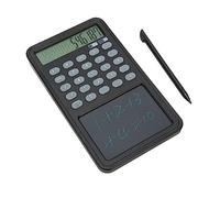 Calculatrices Scientifiques avec Tablette D'écriture, Calculatrice D'ingénierie LCD Grand écran 12 Chiffres avec Tablette D'écriture Effaçable, Calculatrice Standard de Poche (Noir)
