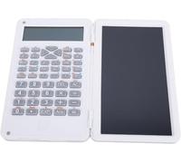Calculatrices Scientifiques pour étudiants, Calculatrice Scientifique de Bureau, Affichage 2 Lignes avec Tablette D'écriture LCD Effaçable, pour Fournitures de Collège et Collège
