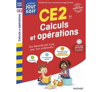 Calculs et opérations CE2 - Cahier Jour Soir Conçu et recommandé par les enseignants - Bernard Séménadisse - Magnard - broché - Scolaire / Universitaire