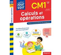 Calculs et opérations CM1 - Cahier Jour Soir: Conçu et recommandé par les enseignants