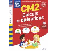 Calculs et opérations CM2 - Cahier Jour Soir: Conçu et recommandé par les enseignants