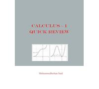 Calculus - 1 Quick Review