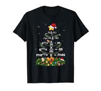 Calculus Math Teacher Sapin de Noël Mathématicien Noël T-Shirt, Homme, Noir, XXL