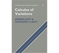 Calculus of Variations, Cambridge Studies in Advanced Mathematics Jurgen Jost, Xianqing Li-Jost (Auteur)