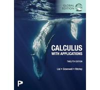 Calculus with Applications, Global Edition