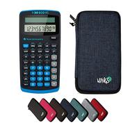 CALCUSO Ensemble de Base Bleu avec Calculatrice TI-30 ECO RS