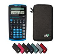 CALCUSO Ensemble de Base Gris foncé avec Calculatrice TI-30 ECO RS