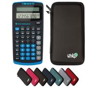CALCUSO Ensemble de Base Noir avec Calculatrice TI-30 ECO RS