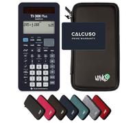 CALCUSO Ensemble de Base Noir avec Calculatrice TI-30X Plus Mathprint