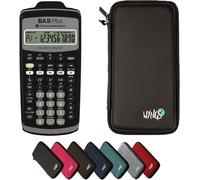 Calcuso Ensemble De Base Noir Avec Calculatrice Ti Ba Ii Plus[Z1165]