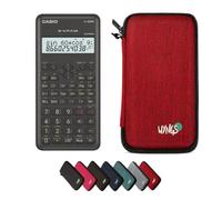 CALCUSO Ensemble de Base Rouge avec Calculatrice Casio fx-82 MS 2nd Edition