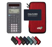 CALCUSO Ensemble de Base Rouge avec Calculatrice TI-30X Prio MathPrint