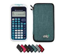 CALCUSO Ensemble de Base Turquoise avec Calculatrice TI Collège Plus Solar