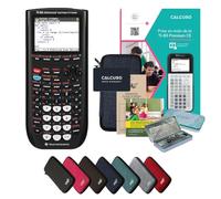 CALCUSO Ensemble Premium Bleu avec Calculatrice Graphique TI 82 Advanced Python Edition