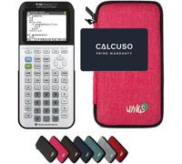 CALCUSO Pack économique: TI 83 Premium CE Python Edition Calculatrice Graphique + étui de Protection WYNGS Noir + Garantie étendue de CALCUSO