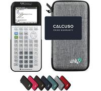 CALCUSO Pack économique: TI 83 Premium CE Python Edition Calculatrice Graphique + étui de Protection WYNGS Noir + Garantie étendue de CALCUSO