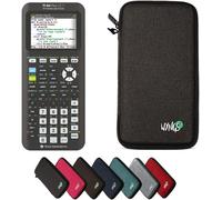Calcuso Pack Économique: Ti 84 Plus Ce-T Python Edition Calculatrice Graphique + Étui De Protection Wyngs Gris Foncé + Étendue De Calcuso[Z949]