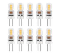 Caldarax 10 Pack Ampoule G4 LED 2W, AC/DC 12V, Équivalent 20W Lampes Halogène, Blanc Neutre 4000K, 200LM, G4 Ampoule à Économie D'énergie, pour Lustre de Hotte Aspirante, Non Dimmable