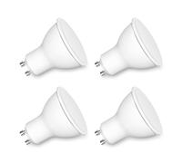 Caldarax Ampoule LED GU10 Blanc Neutre 4000K, 7W Équivalent à 50W Halogène, 600LM AC 220-240V Ampoule Spot LED Gu10, 120° Larges Faisceaux, Non Dimmable, Lot de 4