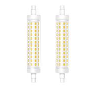 Caldarax Ampoule LED R7s 118mm, Blanc Neutre 4000K 12W R7s LED Double Extrémité Lampe Linéaire Remplace 120W J118 Lampe Halogène, 1500LM, AC 220V-240V, Non Dimmable, Lot de 2