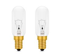 Caldarax Ampoule pour Hotte Aspirante E14 40W Dimmable, 2700K Blanc Chaud, 350lm, AC 220-240V, T22 Ampoules, SES E14 Ampoule, pour Hotte Aspirante, Réfrigérateur, Lot de 2