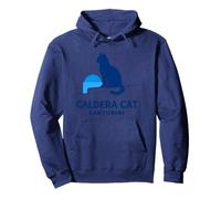Caldera Cat Santorin Voyage Design Island Hopping Sweat à Capuche