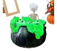 Caldero De Brujas Halloween - Decoración Espeluznante Para Halloween Cauldron - Halloweenn Witch | Repisa De ,Adorno Casa Encantada Para Propietarios Organizadores Dee Eventos Aula Mesa Comedor