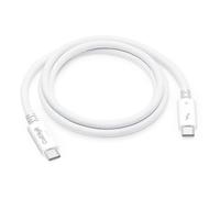 CalDigit Câble tressé Thunderbolt 4 Pro - Alimentation 40 Gbit/s 240 W, compatible avec Thunderbolt 3, Thunderbolt 5, USB4 Type C, MacBook Pro, iMac, iPhone 17 (Pro 1 m Thunderbolt 4/USB4, Blanc)