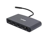 CalDigit Thunderbolt 3 Mini Dock (HDMI 2.0) - Portable, alimenté par Bus, 40Gbs, Dual 4K @ 60Hz, USB 3.0 et 2.0, LAN GbE. Compatible avec Mac et PC Thunderbolt 3 (Dual HDMI 2.0)
