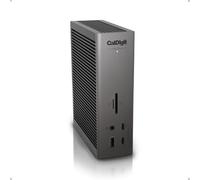 CalDigit TS5 Plus - Station d'accueil Thunderbolt 5 - 20 Ports, 10 GbE, Puissance de Charge de 140 W, 3 Ports Thunderbolt 5, 10 Ports USB 10 GB/s, jusqu'à Deux écrans 8K à 60 Hz, câble tressé de 1 m