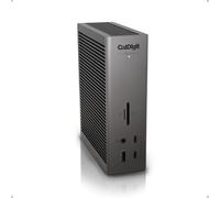 CalDigit TS5 Plus - Station Thunderbolt 5 - 20 ports, 10 GbE, charge 140 W, 3x Thunderbolt 5, 10 Go/s x10, double contrôleurs USB, 2 écrans 8K 60 Hz, câble tressé