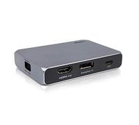 CalDigit USB-C Gen 2 10 GB/s Soho Dock - Jusqu'à 4K 60Hz, HDMI 2.0b, DisplayPort 1.4, 10 GB USB A et USB C, UHS-II Micro SD et Lecteur de Carte SD, Chargement Direct, Alimentation 100 W