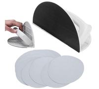 Cale a Poncer Angle, FORMVERSITY Ponceuse d'Angle Semi-Circulaire Multifonctionnelle, Ponceuse à Main Professionnelle Papier Abrasif Remplaçables, Outil Poncage Bois pour Le Travail Du Bois Les Murs