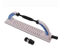 Cale à Poncer Flexible 70x400mm avec Aspiration - pour bloc de Ponçage Ajustable pour Murs Concaves Convexes et Joints - Outil Manuel ABS Nylon