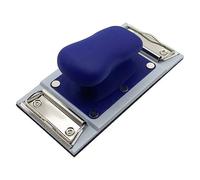 Tivoly XT101520001 Cale à poncer Rectangulaire 92x185 Auto-Agrippant & Pince, Ergonomique Bleu/Gris