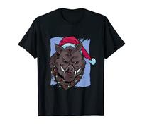 Cale avec bonnet de Père Noël pour chasseurs T-Shirt