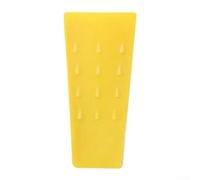 Cale d'abattage de bois en plastique pour tronçonneuse, insert d'abattage d'arbre à haute efficacité, jaune, 20,3 cm (12,7 cm)