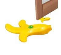 Cale D'arrêt De Porte Amusante - Forme Créative De Crème Glacée À La Banane, De Protection Murale De Protection Du Sol, Bouchon En Caoutchouc En Plastique Lourd Antidérapant | Pour Enfant Chamb