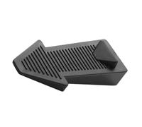 Cale de butée de porte en caoutchouc : bloc d'arrêt de porte de sol antidérapant à usage intensif, porte-gobelet compact pour portes de sécurité, accessoire d'arrêt de préhension sans schéma