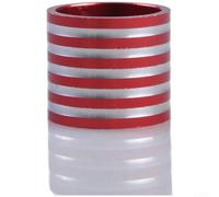 Cale de Direction 30mm Acier Alu pour VTT Route | Alliage aluminium pour robuste, finition lisse, résistance , pour poids plume 19g, durée de vie longue(Red)