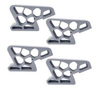 Cale de Fenêtre Sans Perçage 4 Pièces Butée Baie Vitrée Bloque Fenêtre Ouverte Support Aération Sécurité Installation Facile pour Maison Appartement Hôtel Patio Chambre