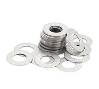 Cale de joint rondelle réglage précision plate Ultra fine en acier inoxydable, 2 jeux 0.1/0.2/0.3/0.5mm pour vis, écrous, tiges filetées(M18x24 (20pcs),0.5mm Thickness)