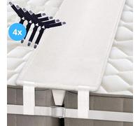 Cale de matelas avec bande de fixation de lit - Pont d'amour 200x20x7cm T pièce - Double fixation pour sangle d'arrimage corrige le glissement du matelas et fonctionne à l'écart des coutures - Cales