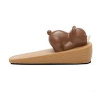 Cale de porte décorative en silicone unique, motif animal, parfait pour toute maison ou bureau (F)