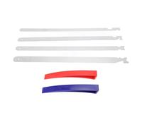 Cale de portière de Voiture, Outil de réparation de Bosses, 2 pièces, Support de fenêtre en Acier et Plastique de qualité supérieure avec 4 règles en Acier pour Le débosselage
