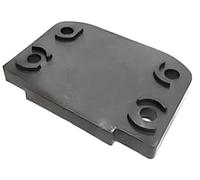 Cale de rehausse pour arrêt de porte série lourde à ressort - Héraclès - DMBT22-1