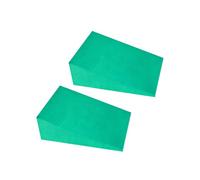 Cale de Squat 2 pièces en mousse EVA portable 20 degrés d'inclinaison | Planche inclinée fitness pour mollets pieds jambes Pilates danse équilibre entraînement